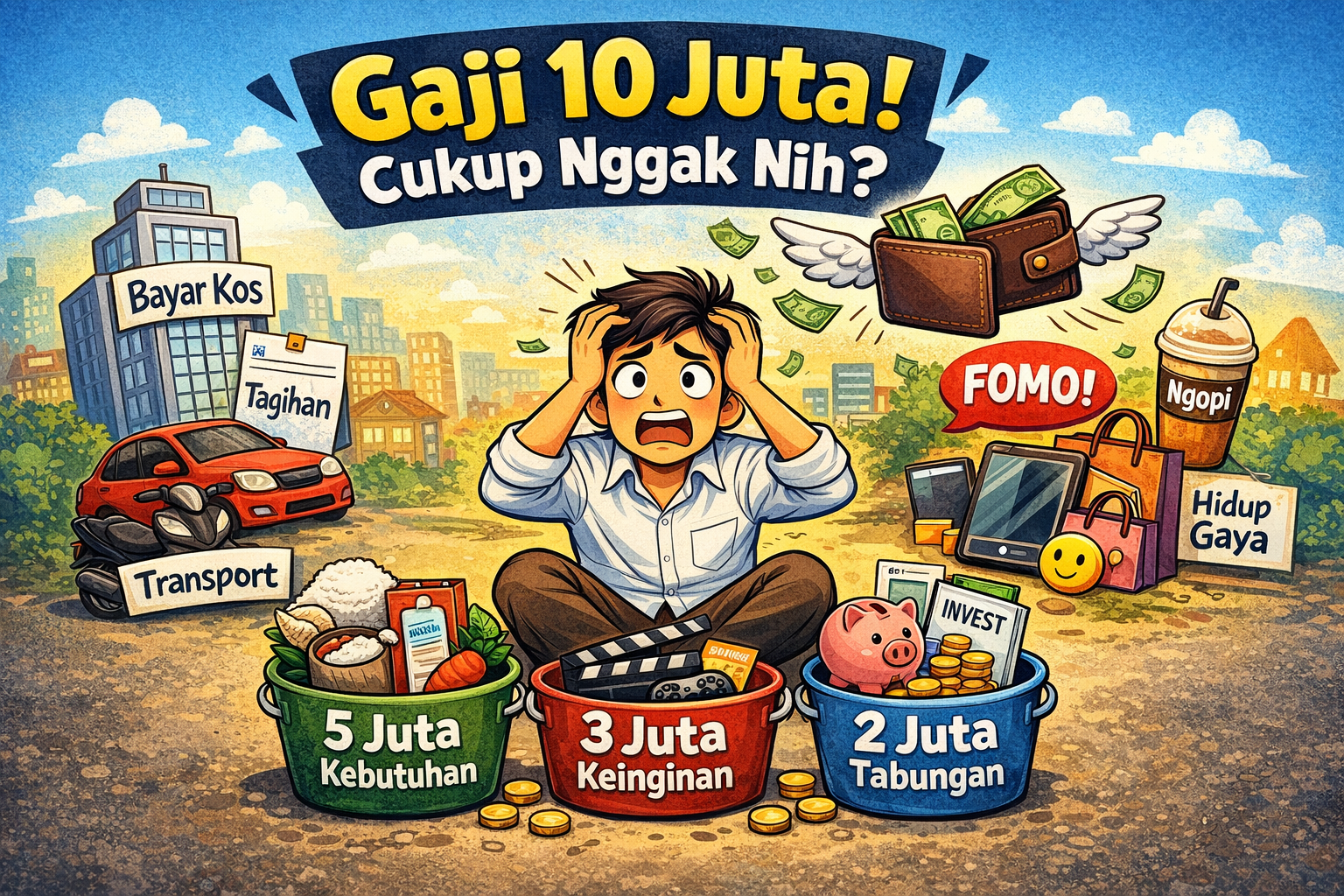 Gaji 10 Juta Itu Sebenarnya Cukup atau Tidak?